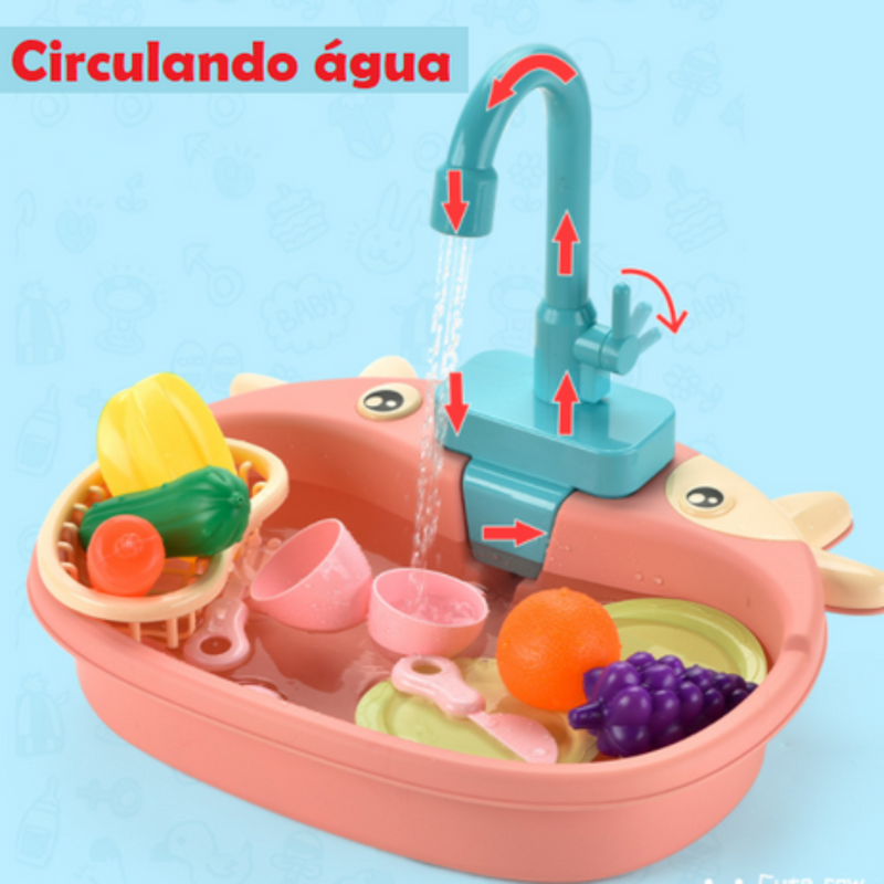 Pia de brinquedo infantil |  Toy Blackboard