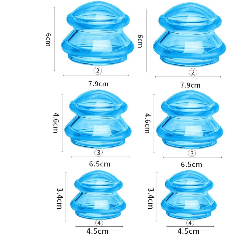 Ventosas de Silicone para Massagem TensionRelax