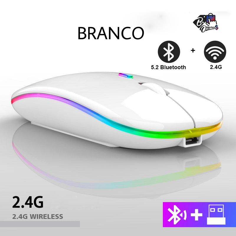 Mouse Gamer Bluetooth 2.4ghz Led Bis Ofertas ®