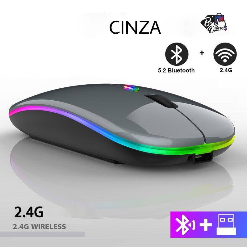 Mouse Gamer Bluetooth 2.4ghz Led Bis Ofertas ®